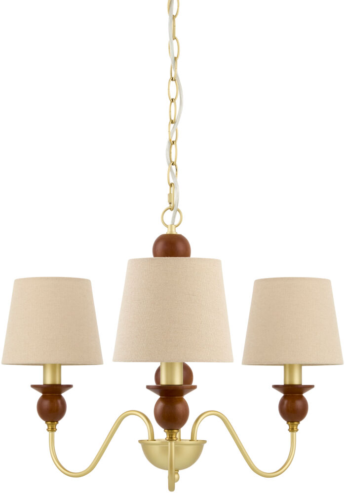 Wiluna Chandelier, by Surya, 25" length x 25" width x 47" height