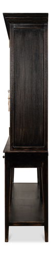 Beacon Hill Display Case, Ebony, Shelving & Bookcase by Sarreid, 88" length x 17" width x 85" height thumbnail 4