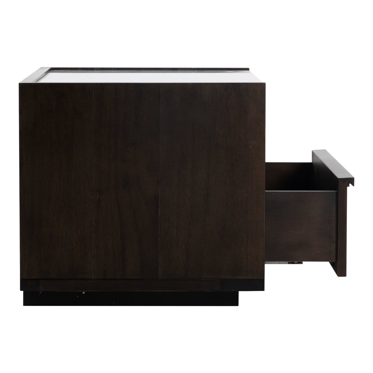 Ashcroft Nightstand Dark Grey, by Moe's Home, 26.5" width x 18" height x 19" depth View 5