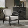 Lyle Beige Accent Chair, by Uttermost, 27.75" width x 32" height x 32" depth thumbnail 2