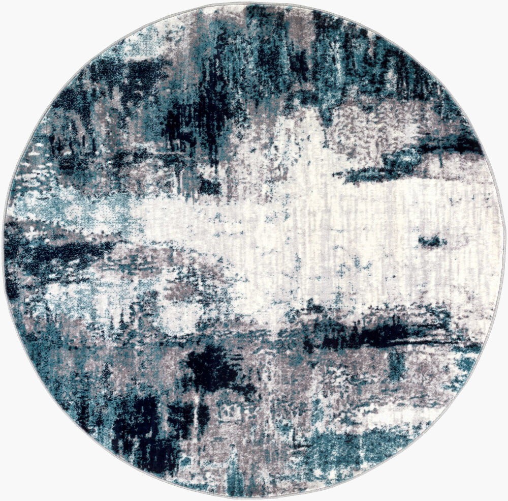 Wanderlust Machine Woven Rug, by Surya, 5'2.99" length x 5'2.99" width