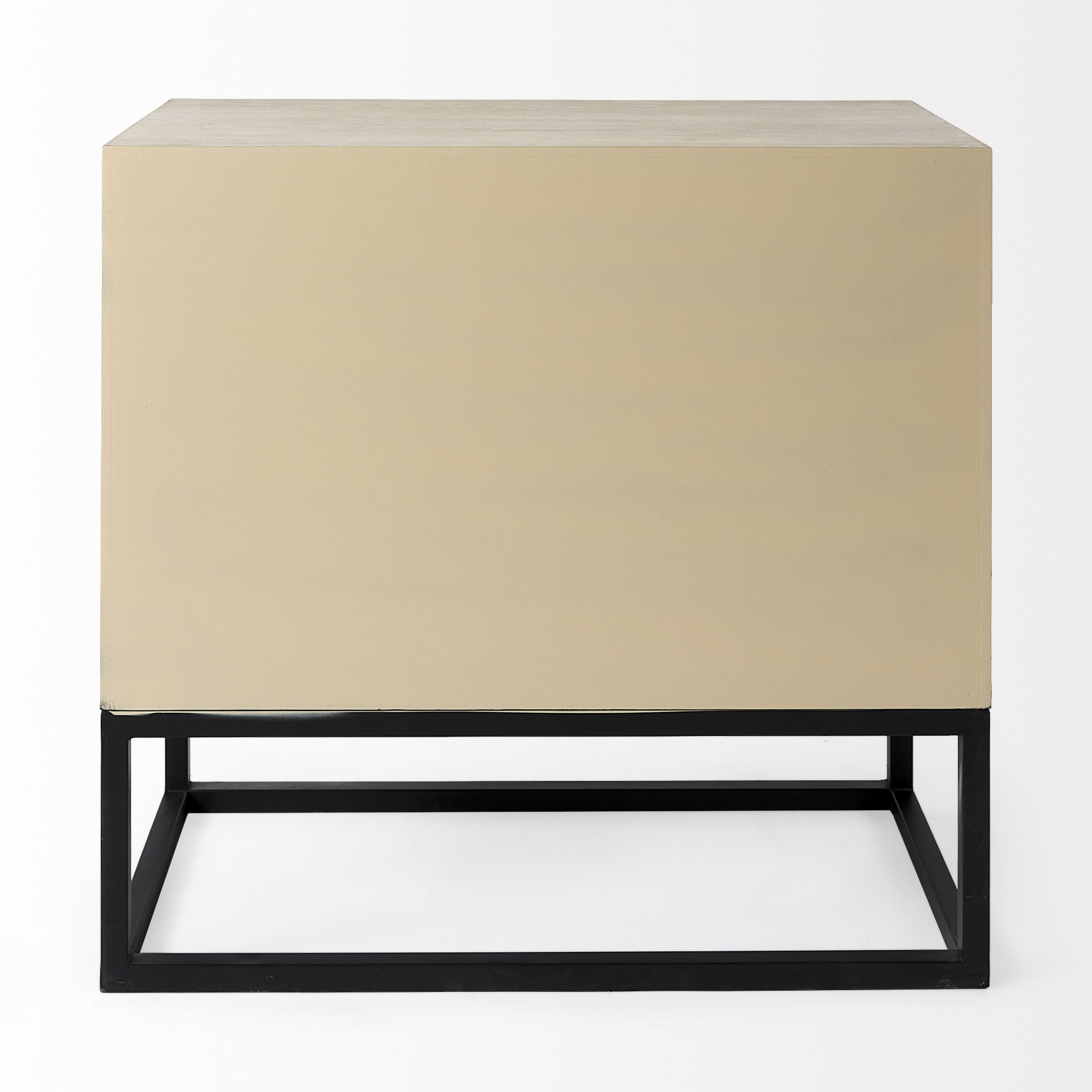 Ciara 32L x 16W Beige Fir Veneer 2 Drawer Accent Cabinet large image 