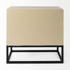 Ciara 32L x 16W Beige Fir Veneer 2 Drawer Accent Cabinet thumbnail 6
