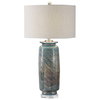 Olesya Swirl Glass Table Lamp, by Uttermost, 1'4" width x 2'6.25" height x 1'4" depth thumbnail 1