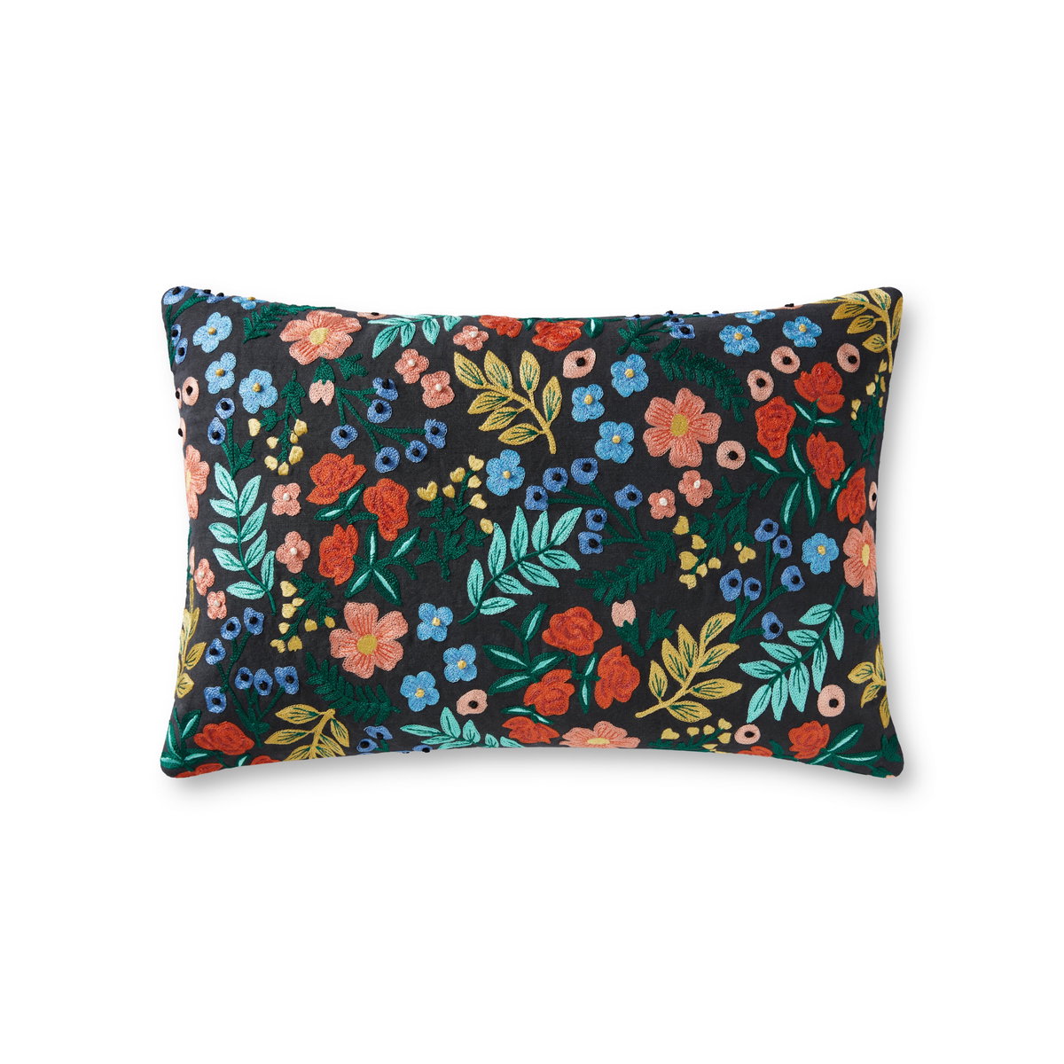 Rifle Paper Co. x Loloi No Name Pillow, Decorative Pillow, 13" length x 21" width View 1