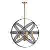 Spherical 5 Light Pendant, Ceiling Light by Uttermost, 27.75" width x 27.5" height x 27.75" depth thumbnail 5
