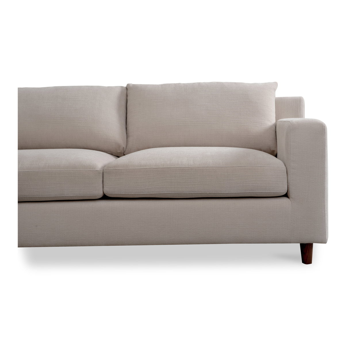Hutton Left Sectional Beige, Sectional Sofa by Moe's Home, 100" width x 36.2" height x 29.8" depth View 6