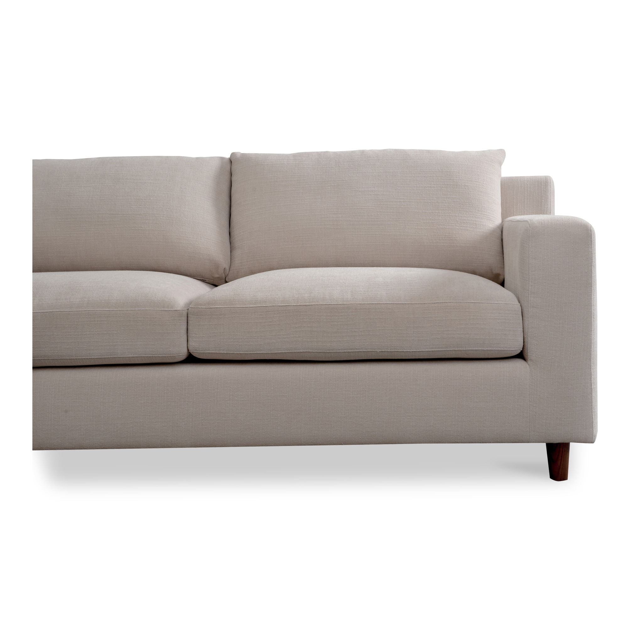 Hutton Left Sectional Beige large image 