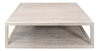 Camden Bungalow Cocktail Table, by Sarreid, 5' length x 5' width x 1'6" height thumbnail 3