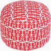 Rain Pouf, Ottoman by Surya, 20" width x 13" height thumbnail