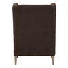 Serpentine Brown Fabric Accent Chair, Furniture by Uttermost, 29.5" width x 40" height x 34.5" depth thumbnail 10