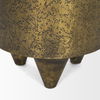Rosh Textured Gold Metal with Acid Wash  Accent Table thumbnail 7