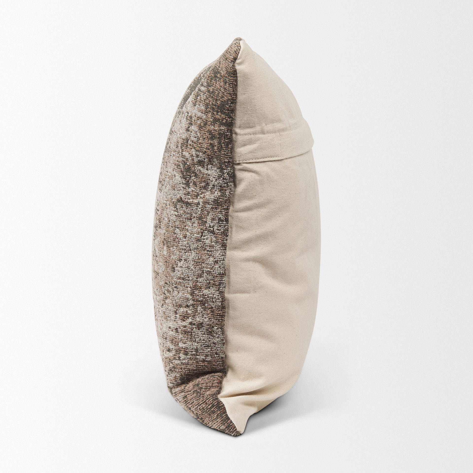 Khloe Taupe Square Pillow Cover large image 