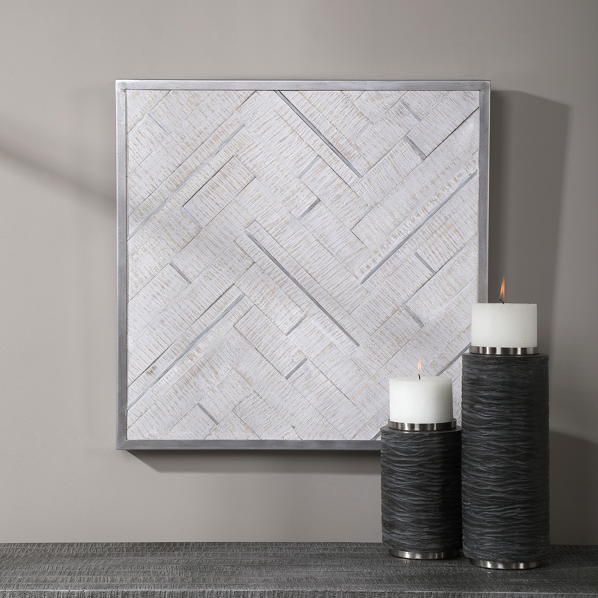 Redondo Coastal Wood Wall Decor, Sculptural Wall Art by Uttermost, 24" width x 24" height x 2" depth View 2