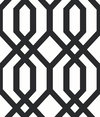Gazebo Lattice Black Peel & Stick Wallpaper, by York Wall, 16'6" length x 1'8.5" width x 0.02" depth thumbnail