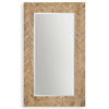 Demetria Oversized Wooden Mirror thumbnail 0