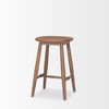 Ernest Medium Brown Wood Counter Stool thumbnail 4