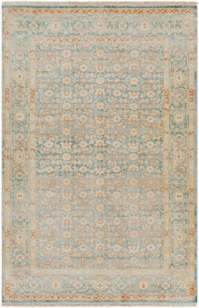 Hamadan Handmade Rug, by Surya, 9' length x 6' width
