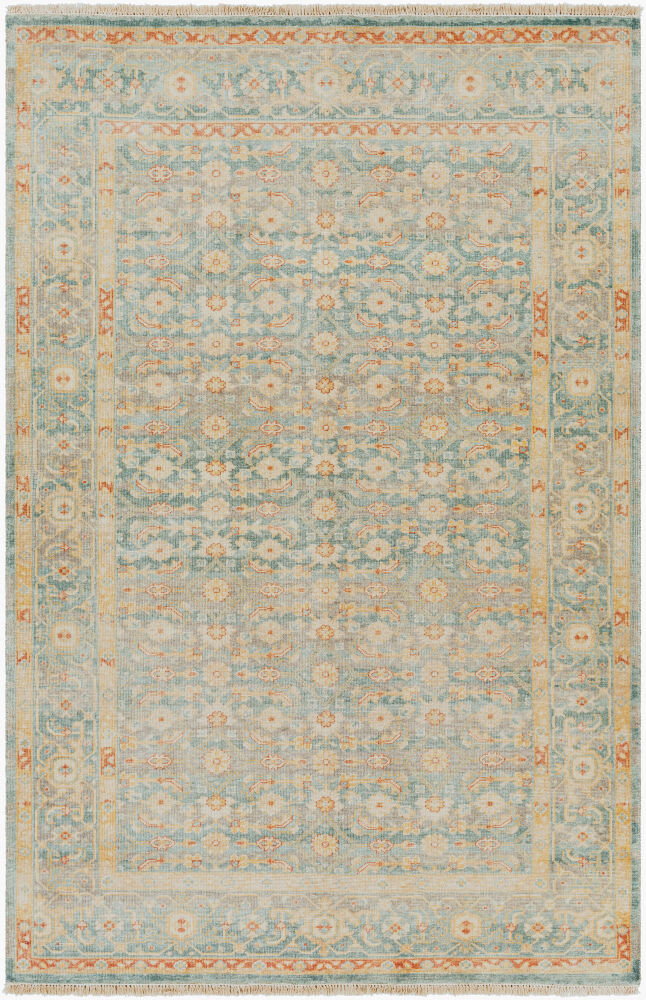 Hamadan Handmade Rug, by Surya, 9' length x 6' width