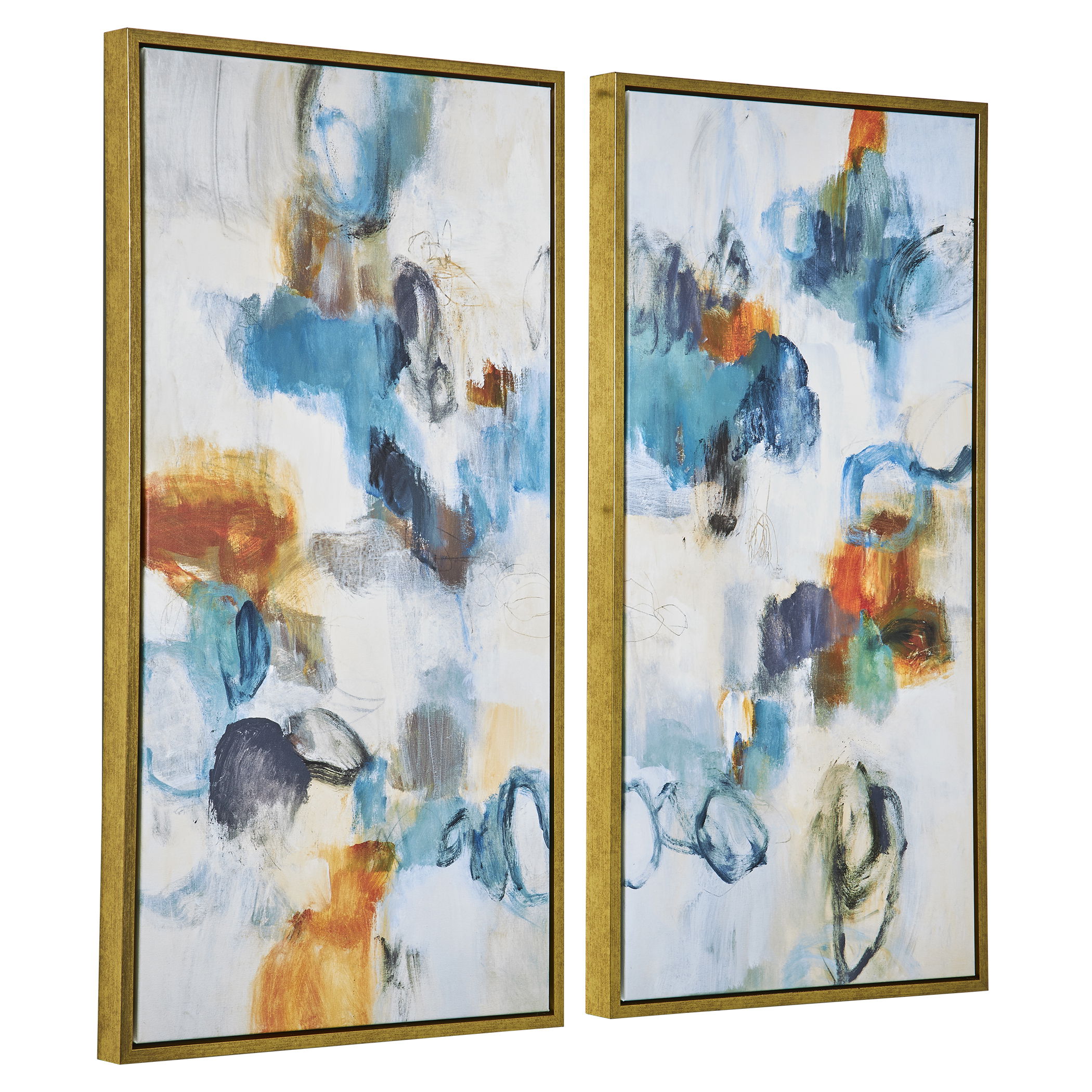 Casual Moments Framed Abstract Art, Set/2 large image 