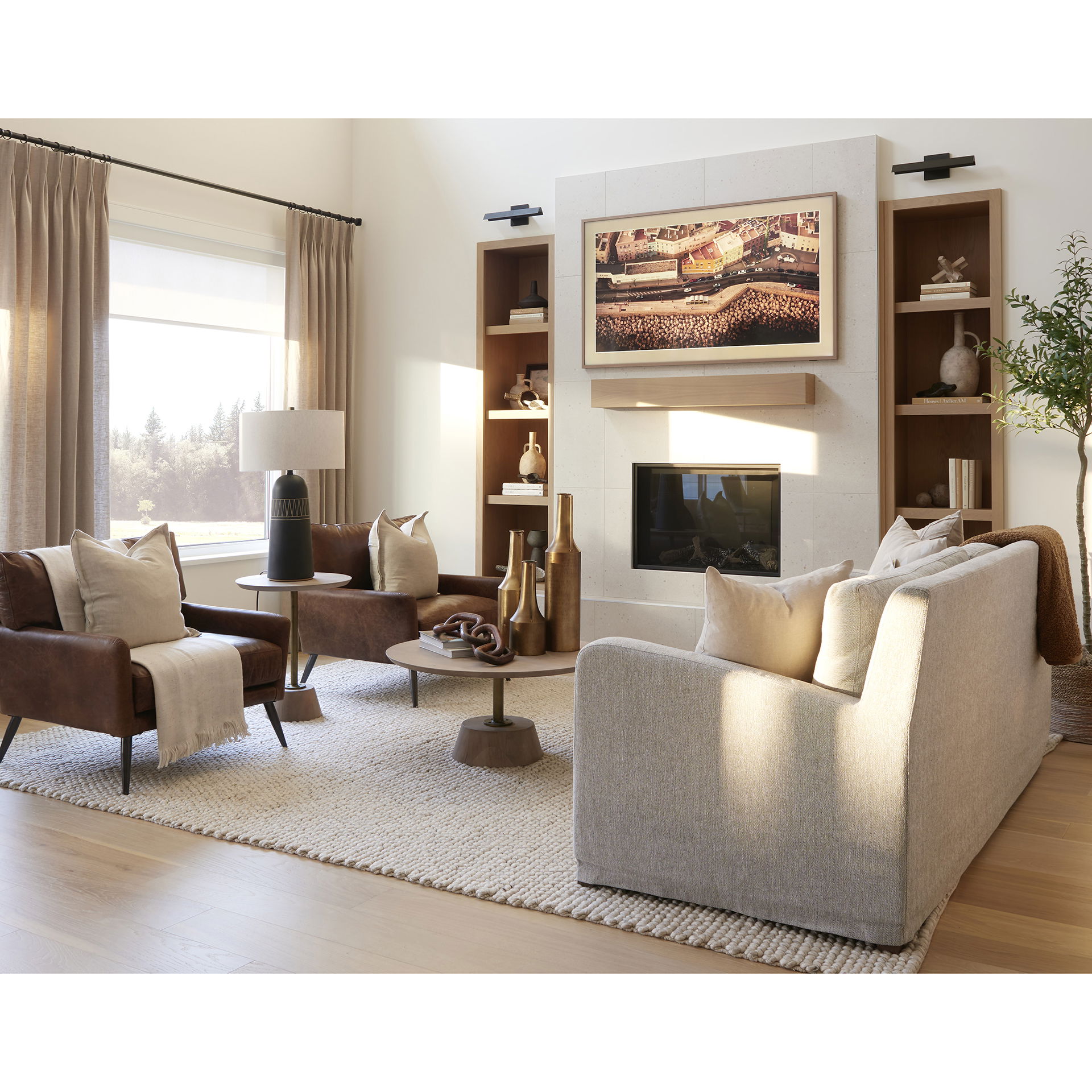 Denly II 92.5 X 38.25 X 34.5 Frost Gray Slipcover Three Seater Sofa large image 