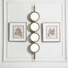 Button Gold Mirror, by Uttermost, 9.87" width x 4'11.87" height x 3.12" depth thumbnail 2
