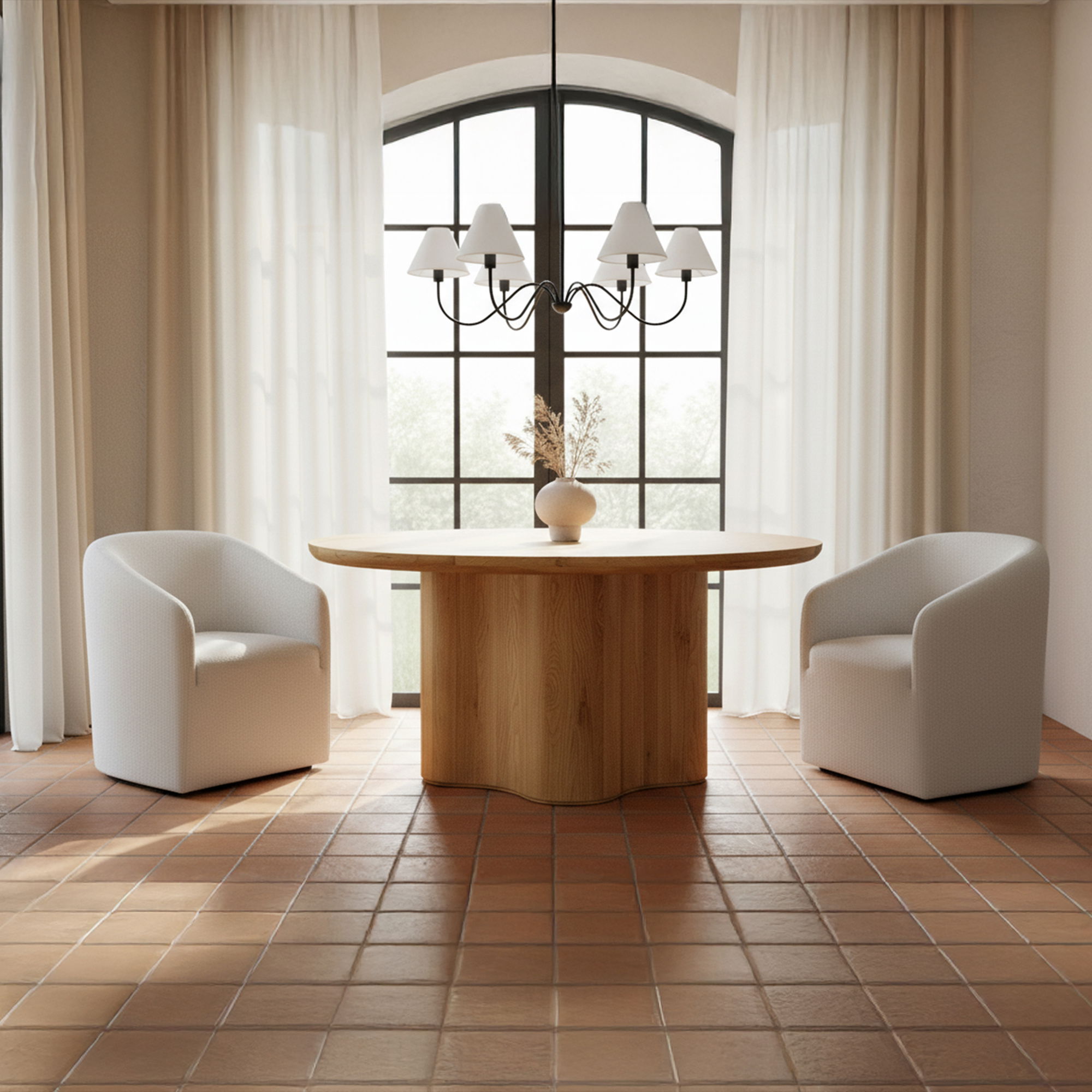 Whitney Chandelier Blackened Bronze, Pendant by Moe's Home, 47.25" width x 50" height x 47.25" depth View 5