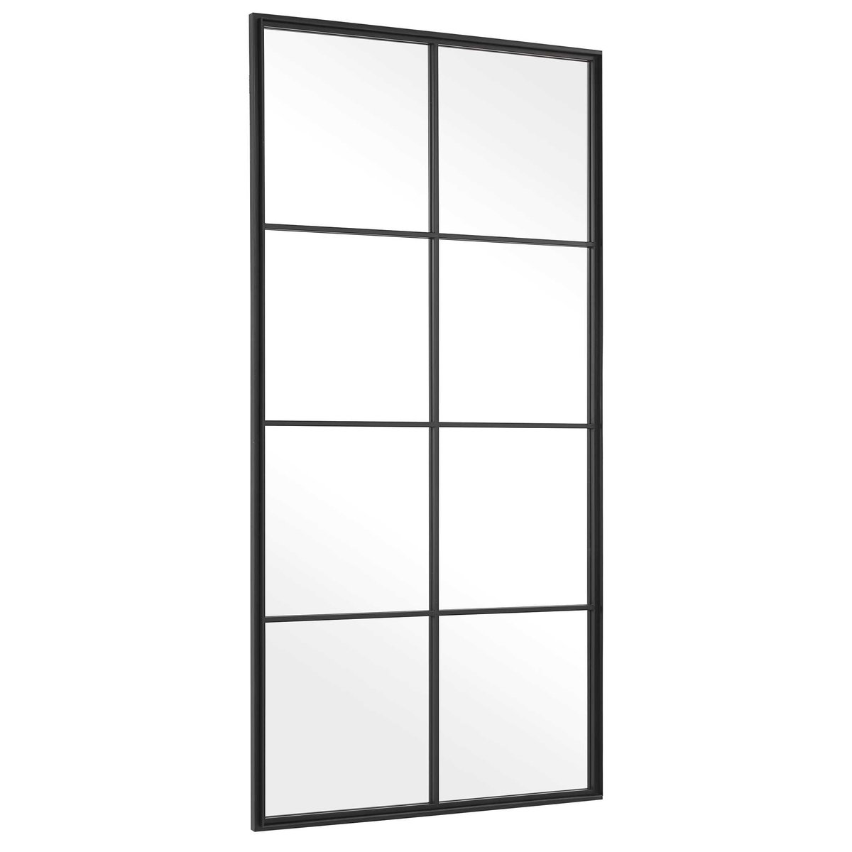 Rousseau Iron Window Mirror, by Uttermost, 30" width x 60" height x 1.25" depth View 5