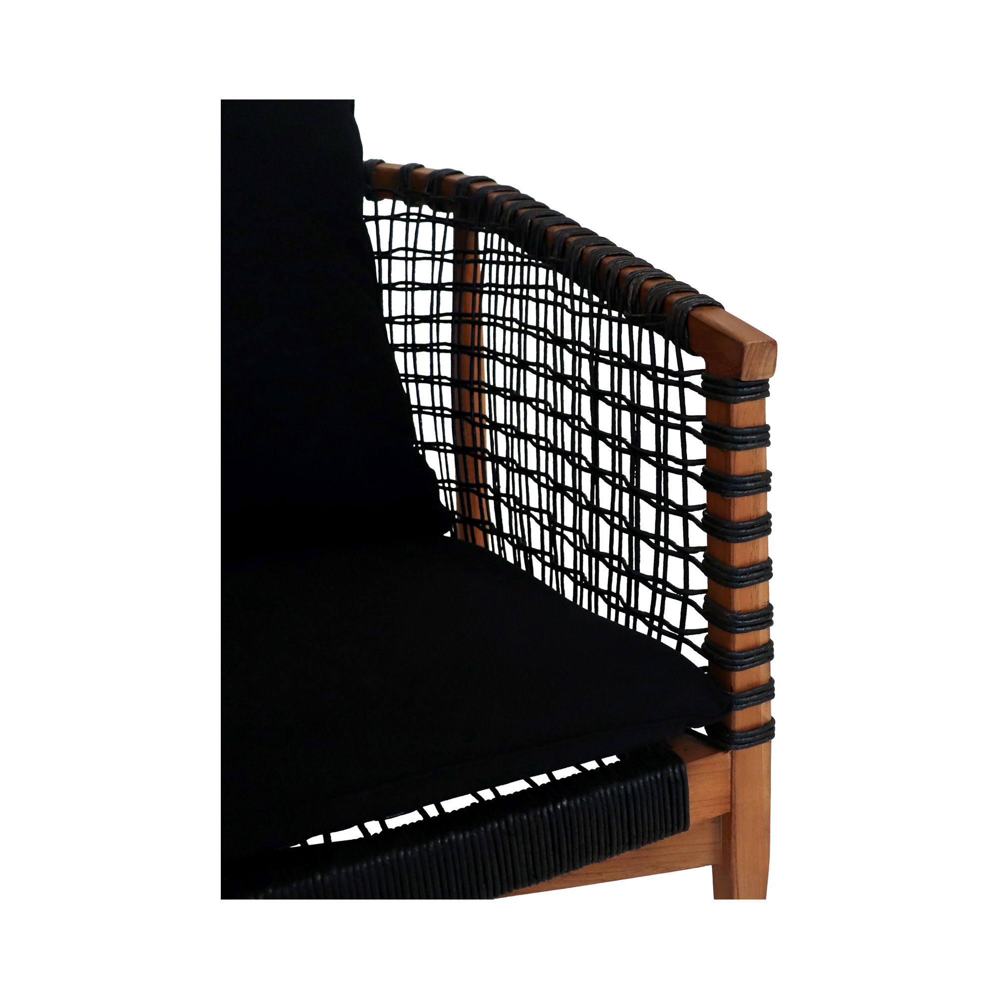 Kuna Outdoor Sofa Black large image 