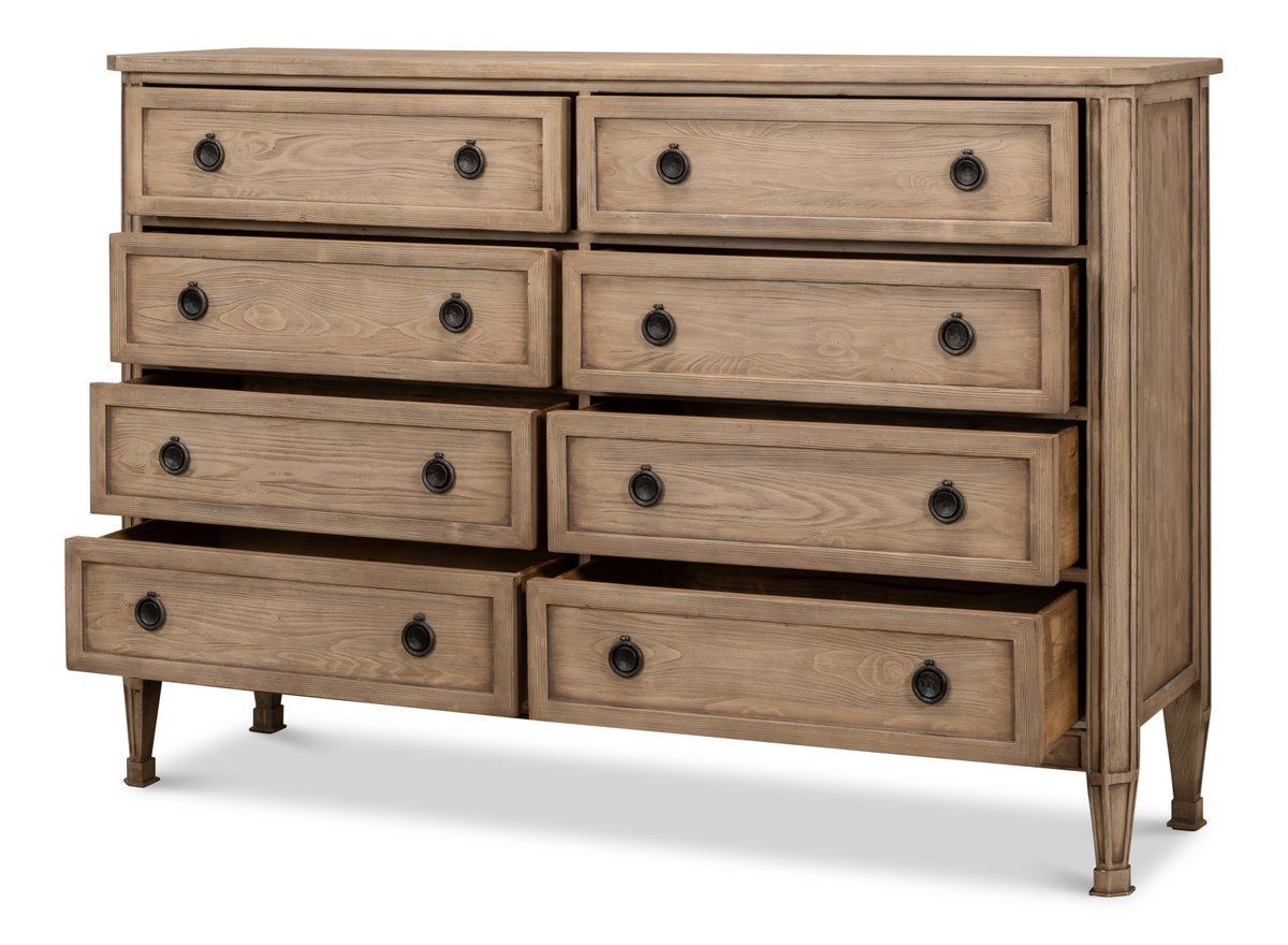 Barbera Vineyards Dresser, by Sarreid, 1'7" length x 5'6" width x 3'9" height View 8