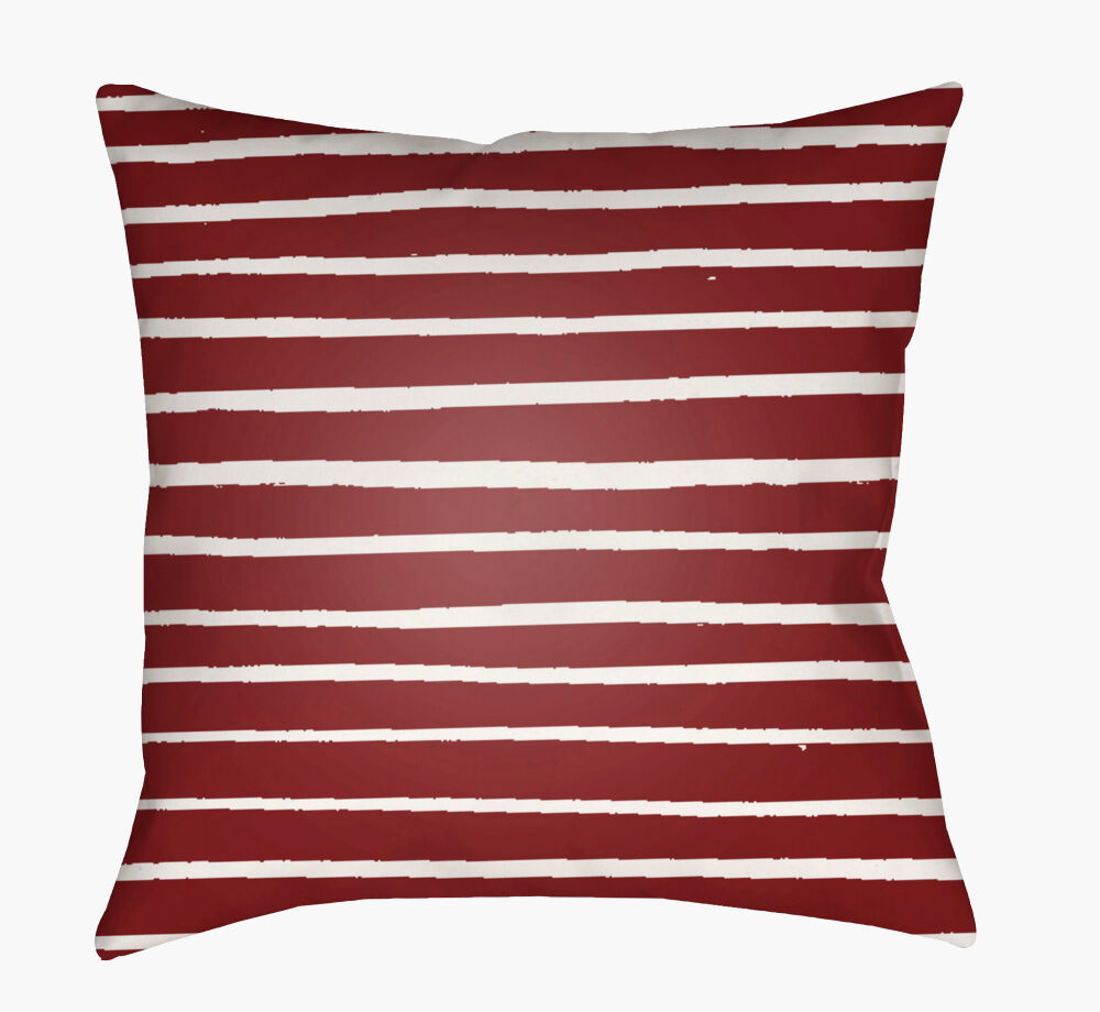 Stripes Accent Pillow, Decorative Pillow by Surya, 20" length x 20" width