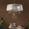 Alenya 6 Light Shade Chandelier, by Uttermost, 29.12" width x 29.37" height x 29.12" diameter x 29.12" depth thumbnail 4
