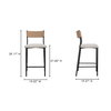 Foley Counter Stool White, Counter & Bar Stool by Moe's Home, 18.75" width x 38.5" height x 19.57" depth thumbnail 7