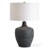 Graphite Ribbed Table Lamp thumbnail 0