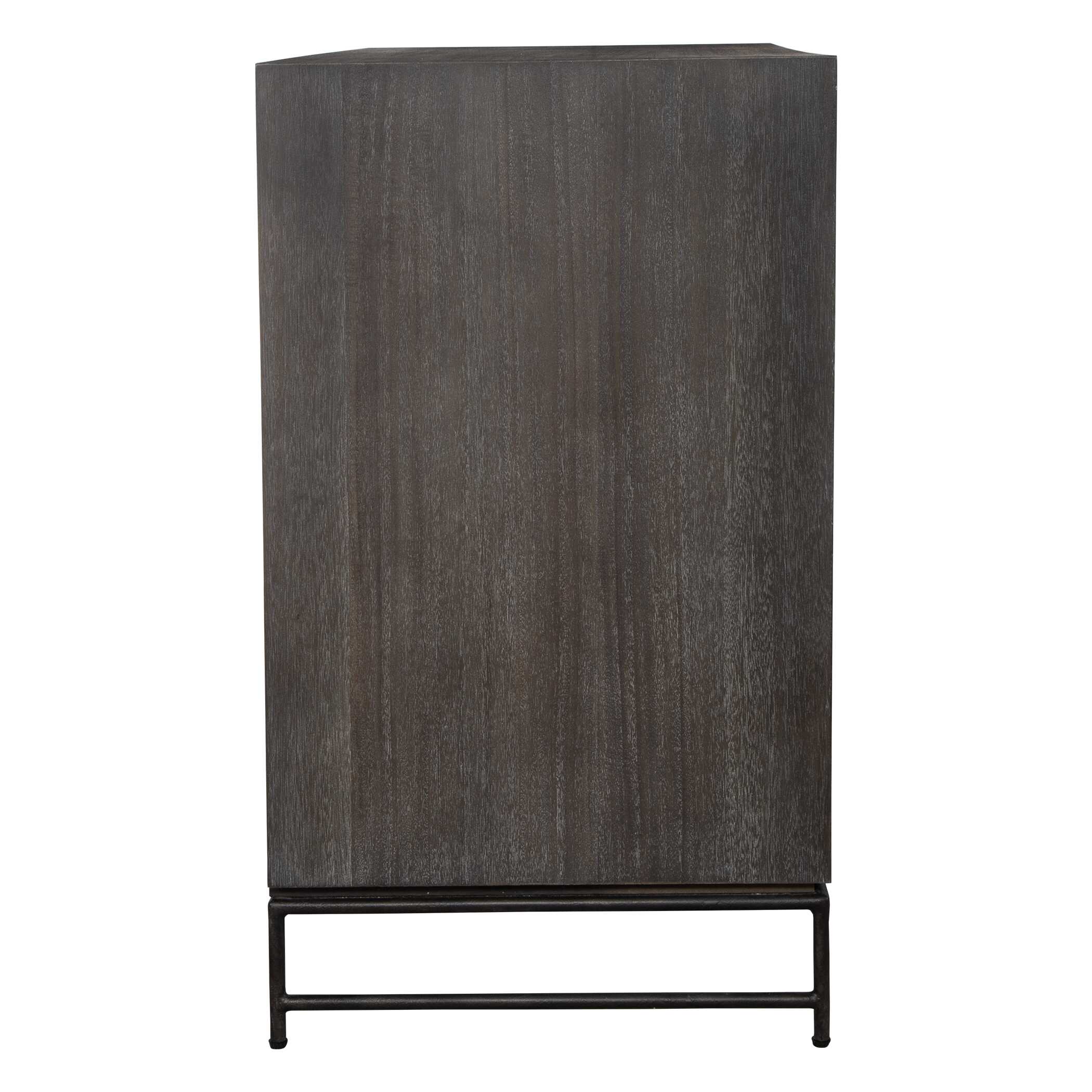 Knox Dark Walnut Accent Chest, Furniture by Uttermost, 36" width x 32" height x 18" depth View 6