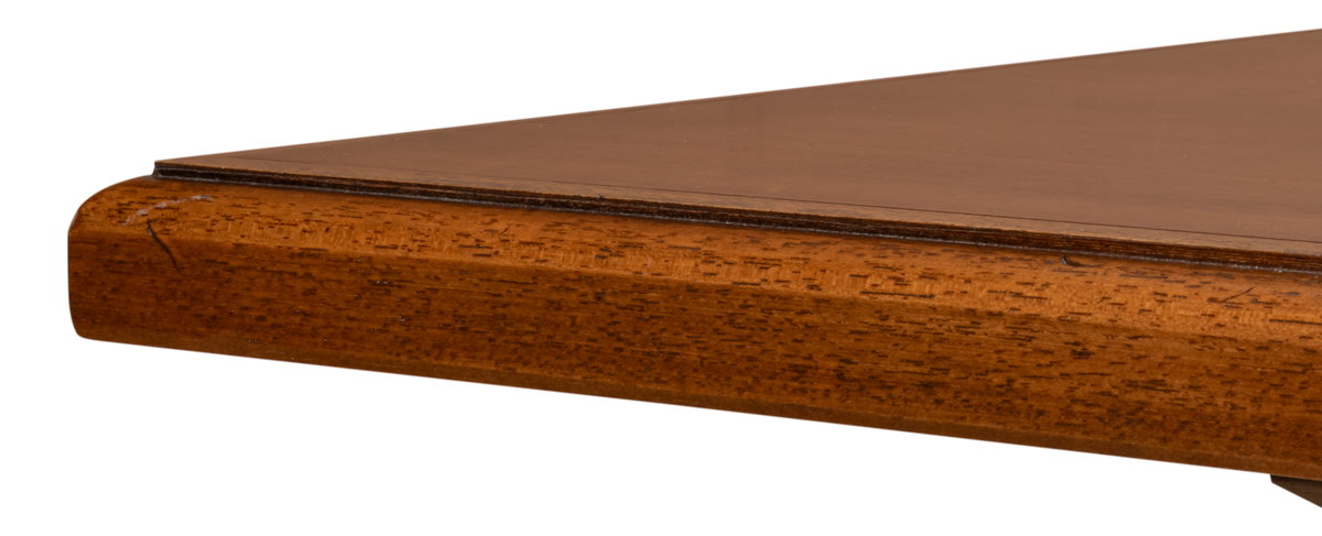 Lionisio Trestle Table  Noce Antica, by Sarreid, 3'5" length x 7' width x 2'6" height View 7