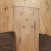 Asco 18'H Rustic Solid Reclaimed Wood Stool thumbnail 7