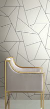 Fractured Prism Black Peel & Stick Wallpaper thumbnail 3