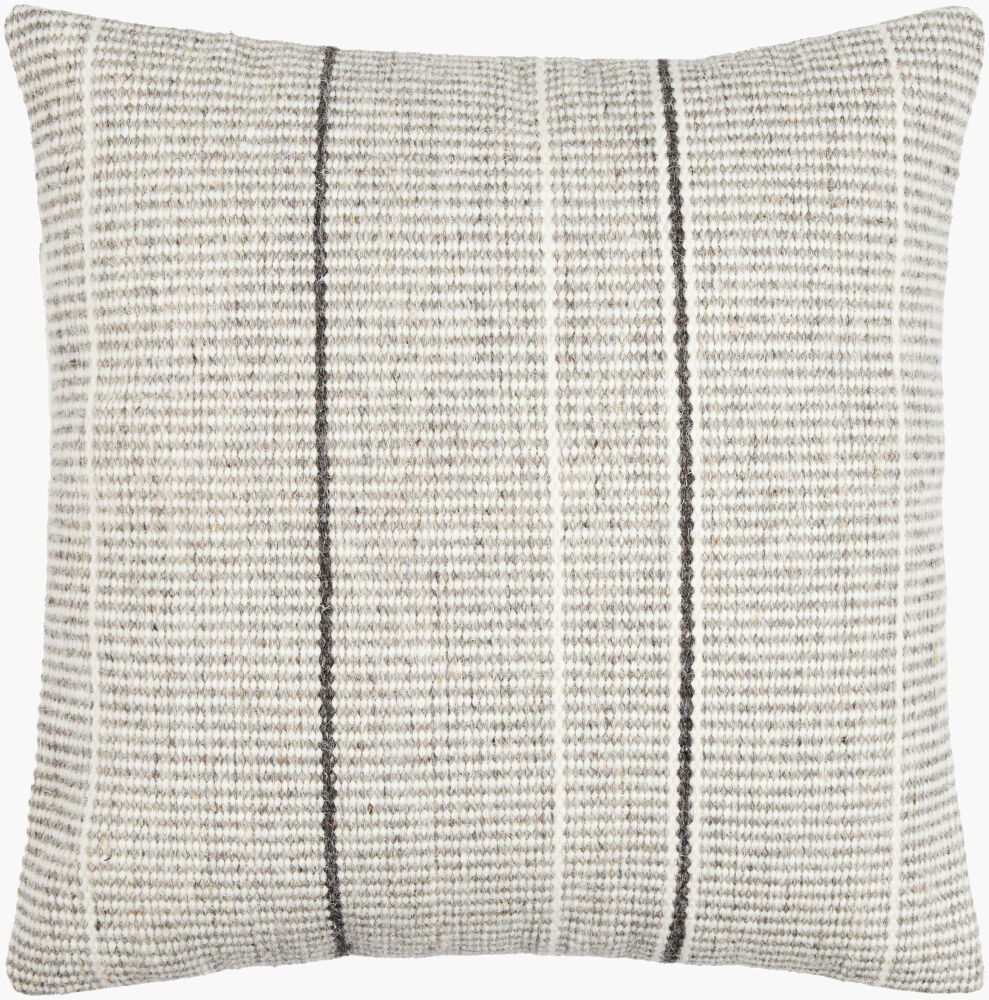 Borderline Accent Pillow, Decorative Pillow by Surya, 18" length x 18" width