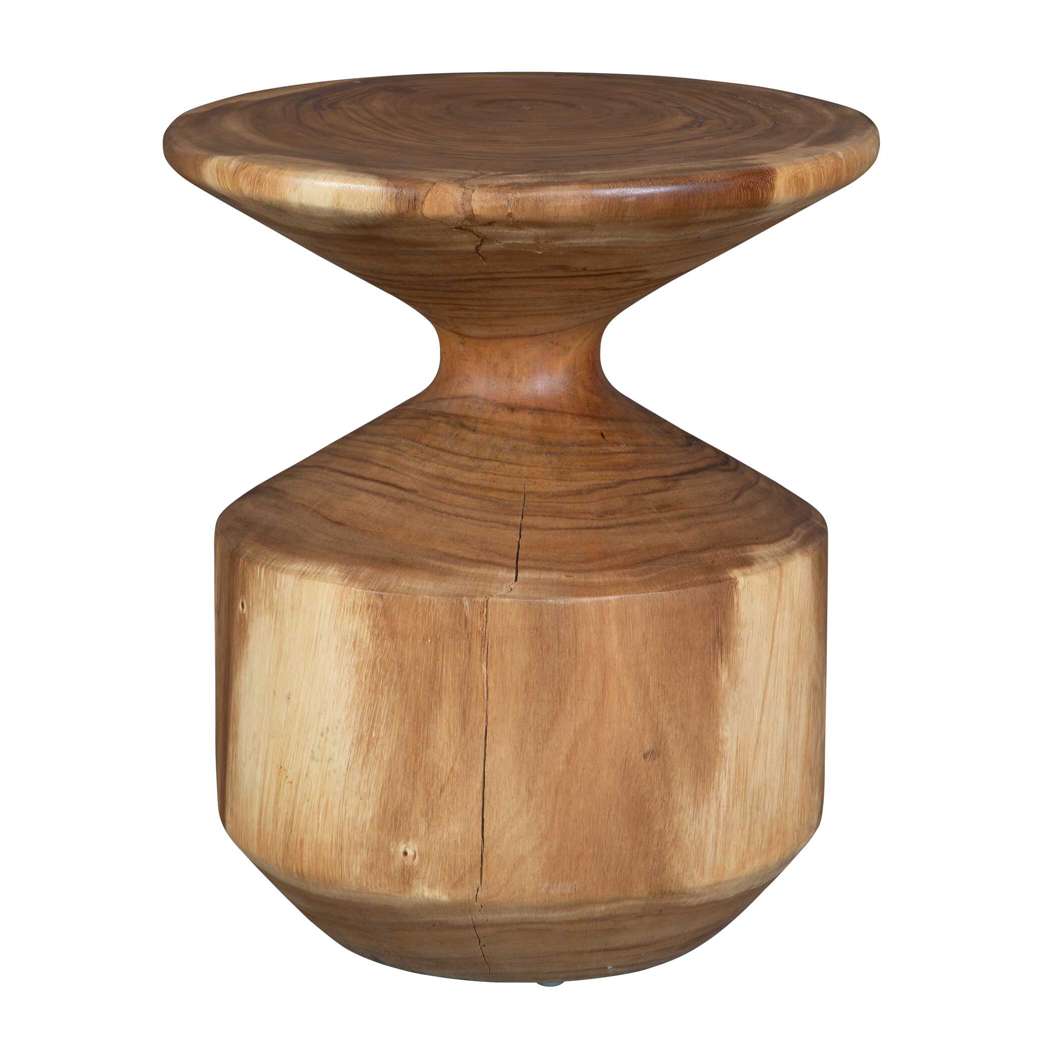 Lynx Hourglass Accent Table, Furniture by Uttermost, 17.5" width x 20" height x 17.5" depth View 5