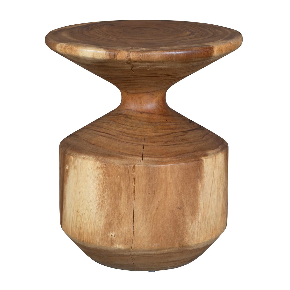 Lynx Hourglass Accent Table, Side & End Table by Uttermost, 17.5" width x 20" height x 17.5" depth View 5