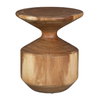 Lynx Hourglass Accent Table, Side & End Table by Uttermost, 17.5" width x 20" height x 17.5" depth thumbnail 5