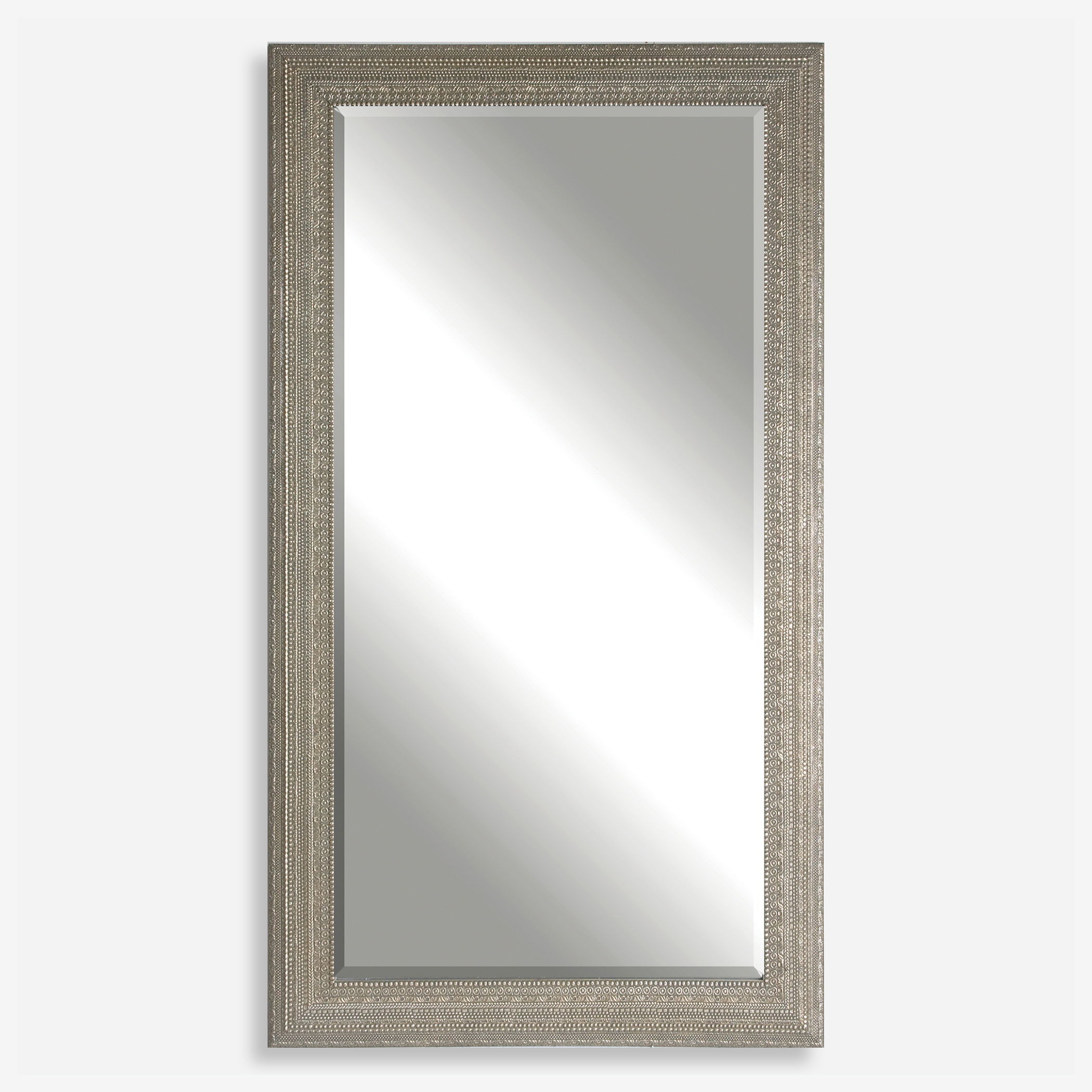 Malika Antique Silver Mirror large image 