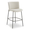 Early Bar Stool Beige, Counter & Bar Stool by Moe's Home, 21.7" width x 41" height x 23.4" depth thumbnail 2