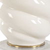 Anneli White Swirl Table Lamp, by Uttermost, 16" width x 30.5" height x 16" depth thumbnail 7