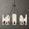 Ellipse 10 Light Dark Bronze Chandelier, by Uttermost, 28" width x 22.5" height x 28" diameter x 28" depth thumbnail 1