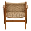 Parley Outdoor Occasional Chair Natural, Accent Chair by Dovetail, 29.13" width x 30.12" height x 29.5" depth thumbnail 4