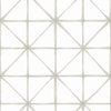 Modern Abstract Tan Peel & Stick Wallpaper, by York Wall, 16'6" length x 1'8.5" width x 0.02" depth thumbnail