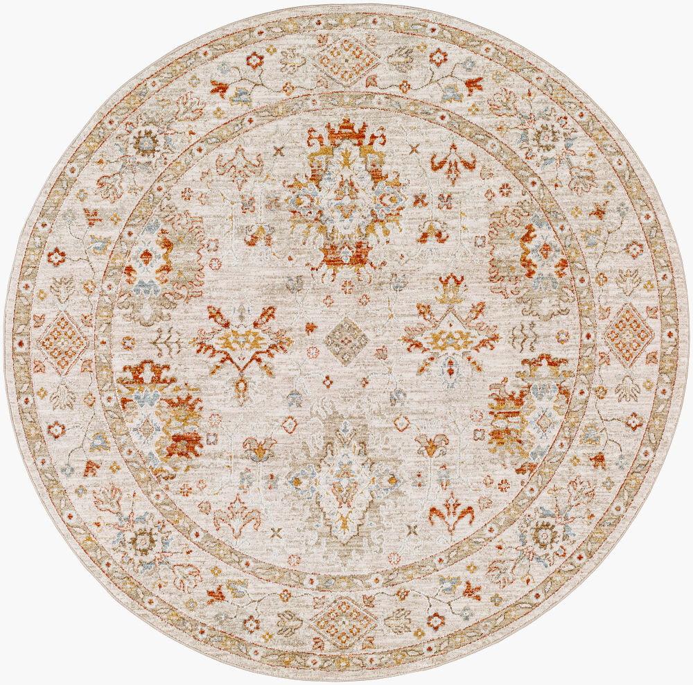 Avant Garde Machine Woven Rug, by Surya, 5'2.99" length x 5'2.99" width