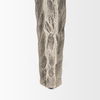 Randy Textured Silver Nickel Cast Aluminum Metal Accent Table thumbnail 7